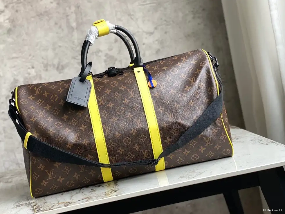 Aaa replica bags VUITTON 50 BANDOULIÈRE KEEPALL LOUIS 0628